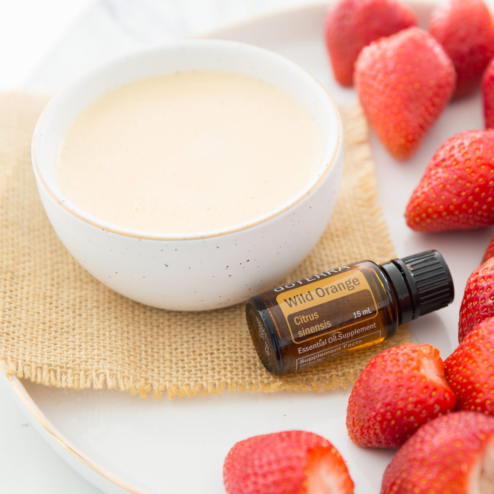 Orange Cream Fruit Dip Dōterra Essential Oils